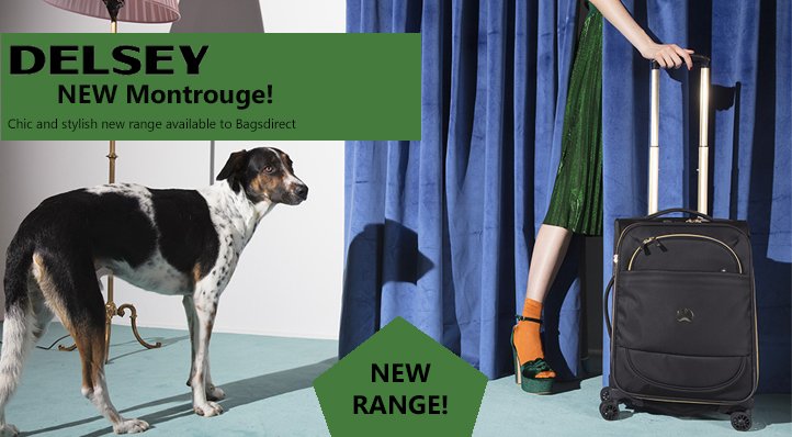Bagsdirectuk's tweet photo. New Range from Delsey! here at https://t.co/mFnE40K5wY https://t.co/yHJAU2ooQM