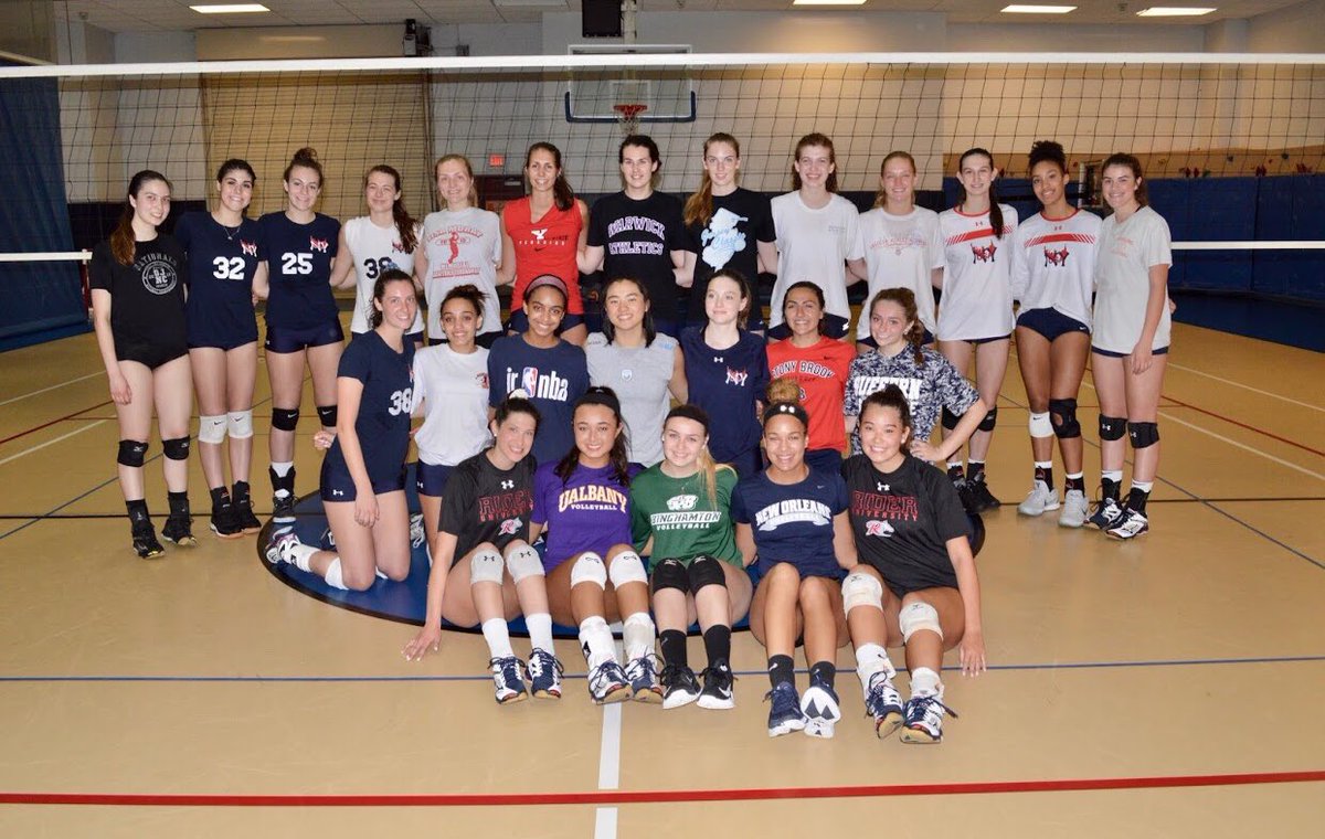 ninisher1's tweet photo. So excited to finally announce my commitment to Rider University to play Division I volleyball with my best friend!!!! 🏐✨💓 #GoBroncs @jillianpchan https://t.co/wl7i4LKlCJ