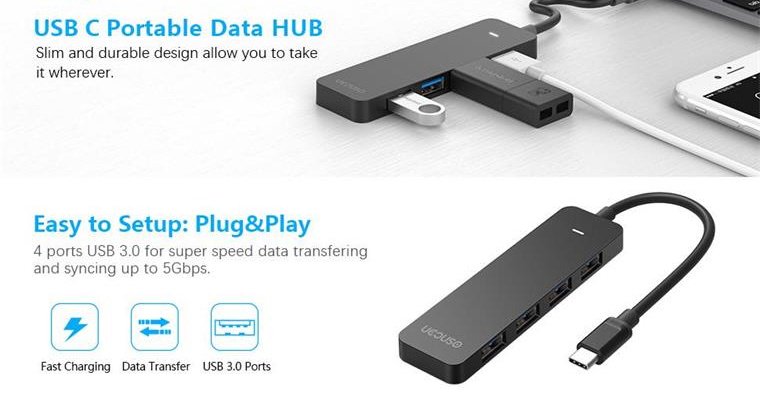 Ucousoshenzhen's tweet photo. #UCOUSO hot sale series: UC-H02B

Input: #USB Type-C

Output: USB 3.0*4

Material: ABS

LED: White

Size: 100*30*9.5mm https://t.co/QmeaHX8Wzd