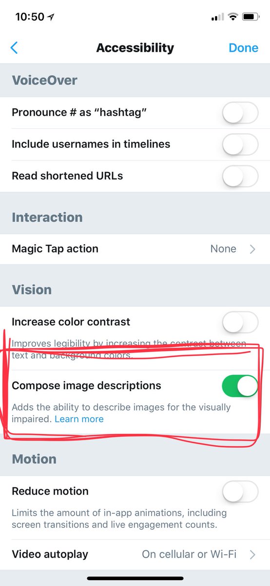 ACCLC's tweet image. Have you turned on image descriptions in Twitter? It will greatly increase the number of people who can access your tweets. #accessibility #imagedescriptions