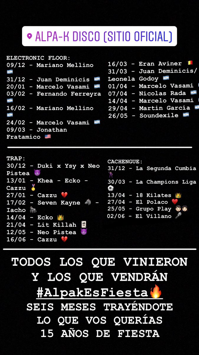 agustinlonzo12's tweet photo. Tendrá la posta @ALPAKDISCO ? 🎉😁 https://t.co/OHggczRwjn