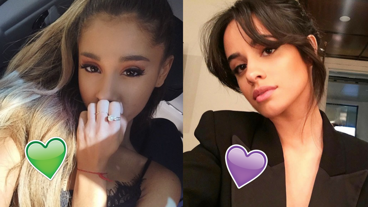NickelodeonLA's tweet photo. RETO: ¿@ArianaGrande o @Camila_Cabello? 👀 ¿De quién es el outfit? 😎 Son dos talentosísimas cantantes... ¡y reinas de estilo! 👗👠 
➡️ https://t.co/2agE20piao https://t.co/gPPsYDPoys