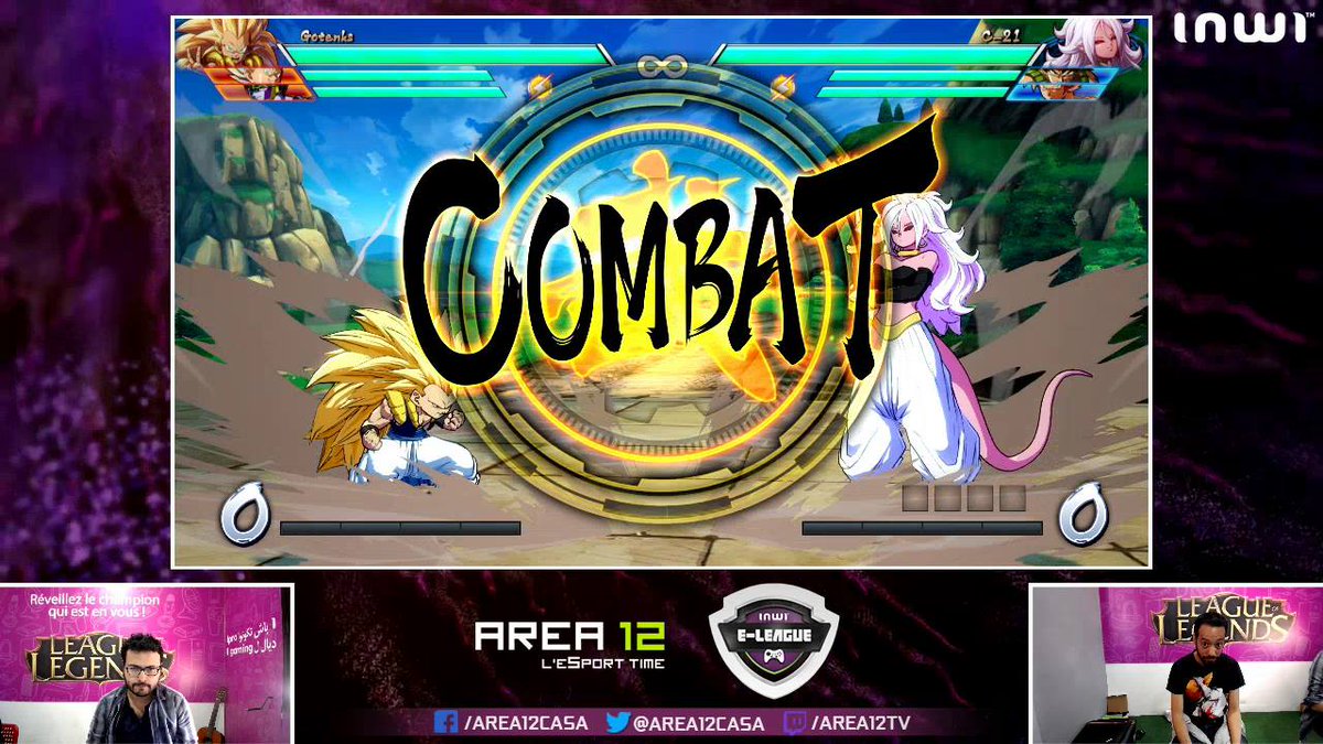 Area12Casa's tweet photo. Le VOD de la 3ème session inwi E-League sur #DBFZ est dispo sur Youtube, enjoy ! ;)
https://t.co/Dz9M5JWzeJ https://t.co/Km4a0UQrWP
