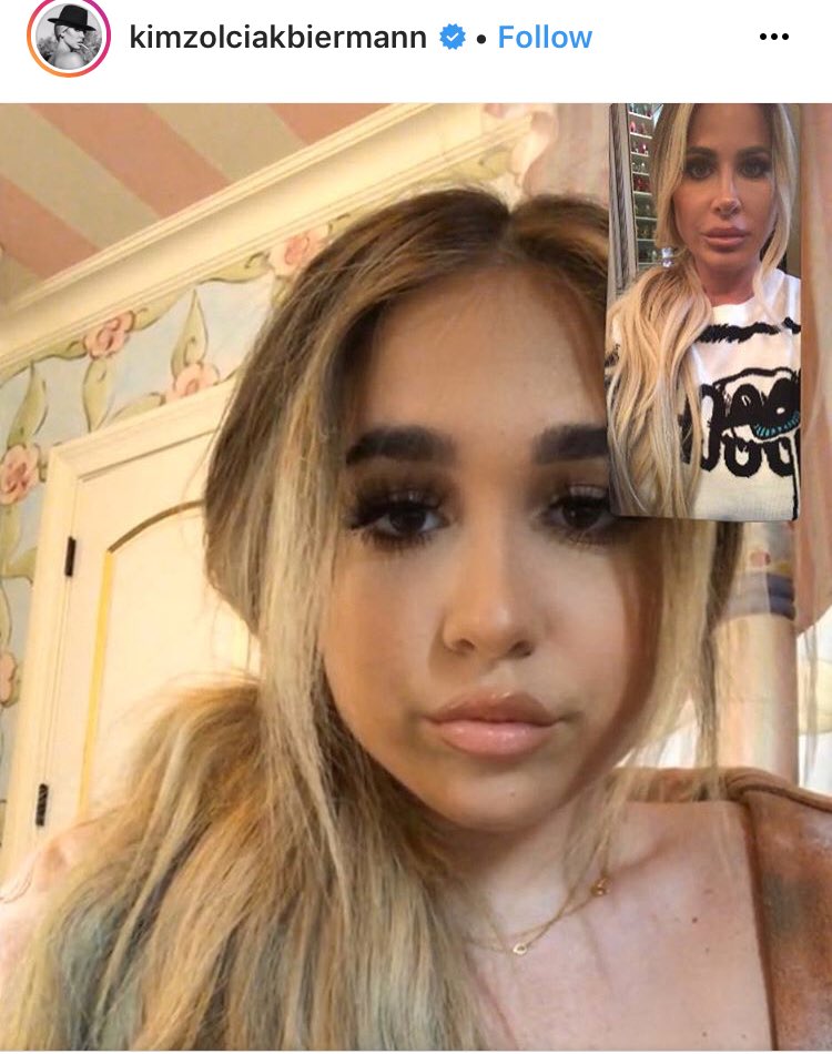 RealTeaReality's tweet photo. Has CPS ever made a visit to this home? This is a child, who has clearly had plastic surgery like her mom and sister. #bravo
.@Andy and while on the topic of Kim, why haven’t you fired the racist on your television shows? https://t.co/x3MS4KsPh0