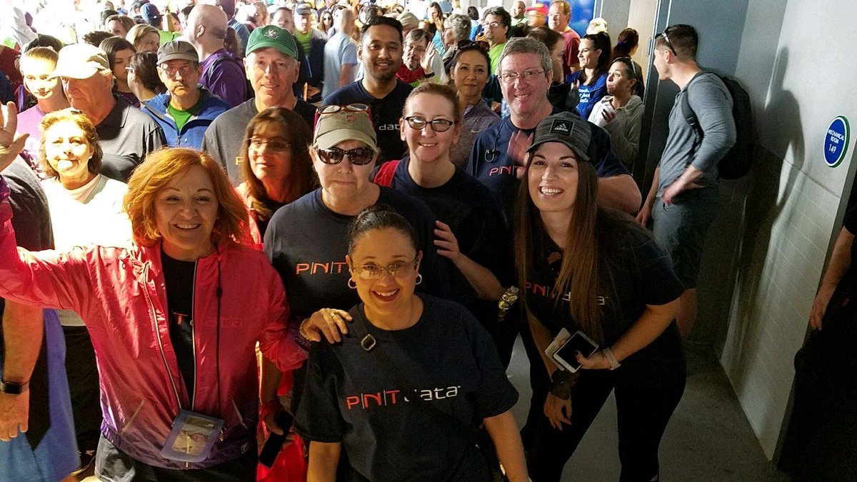 PNTData's tweet photo. PNT employees are participating in a walk challenge and tracking their steps, using apps such as the Apple Heath app and Fitbit Activity Tracker. Two thumbs up for access to timely, quality data! #fitnesschallenge #happydatasharing #teamPNT https://t.co/0ilVig5xKJ