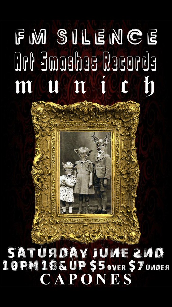 Munich_the_band's tweet photo. Saturday night: https://t.co/QCX0lzugF2