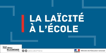 Faire respecter le principe de laïcité à l'école --> po.st/IjRLTH