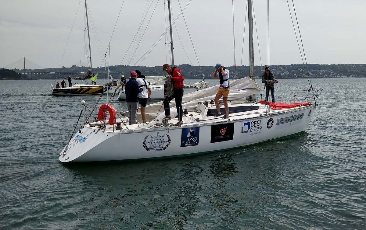EtsJeanneau's tweet photo. // EDHEC SAILING CUP RACE TEAM PARTNERSHIP //
A challenge successfully met! Robin, Erwan, Alban, Lucas, Axel and Théophile have now raced in the 50th @ccedhec. With their #Selection, the crew finished 13th out of 35 boats in the overall ranking ➡ https://t.co/3WDRV6bXT4
#CCE50 https://t.co/zzpqD0Bcqu