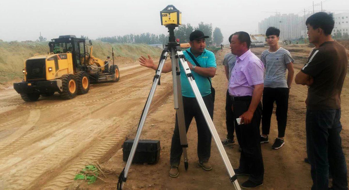 MOBA_Automation's tweet photo. Read more about how the dual #laser #leveling #system #GS506 contributed to a major #construction project in #China again recently: https://t.co/TBeDA0NmTB https://t.co/D8esGXZILw