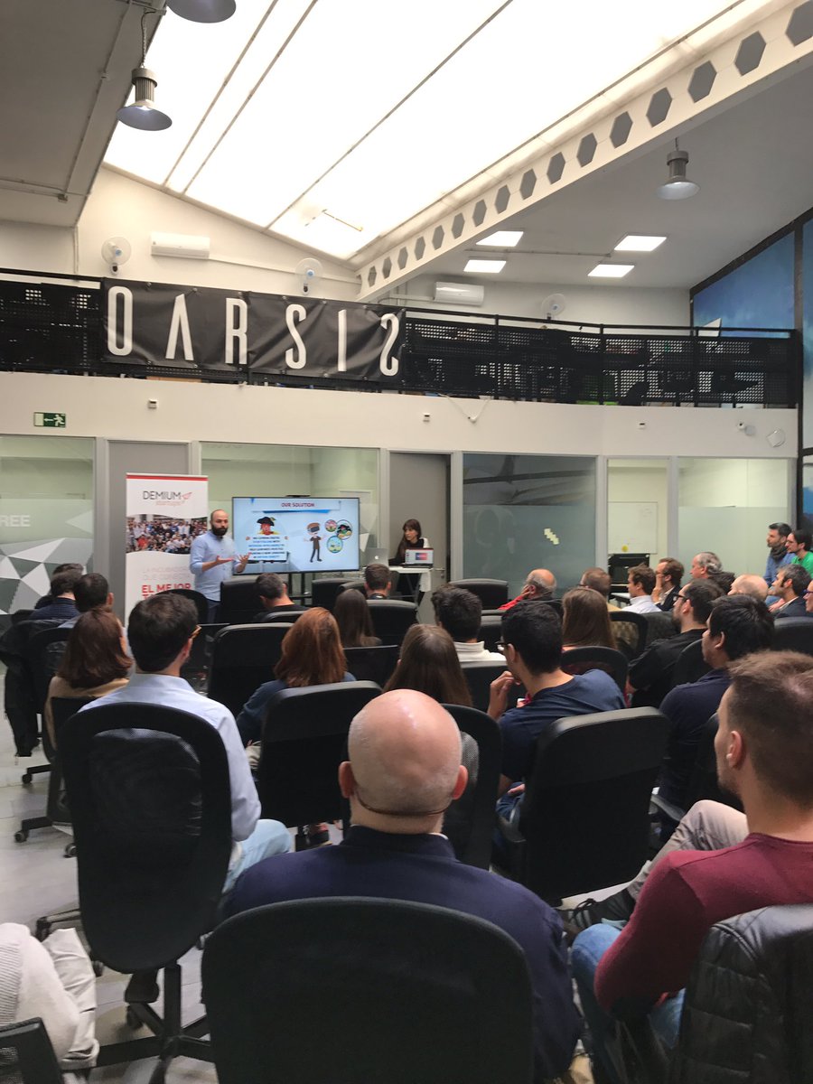 IvarsMas's tweet image. En el #DemoDay de @DemiumStartups Madrid #emprender #startups #investors