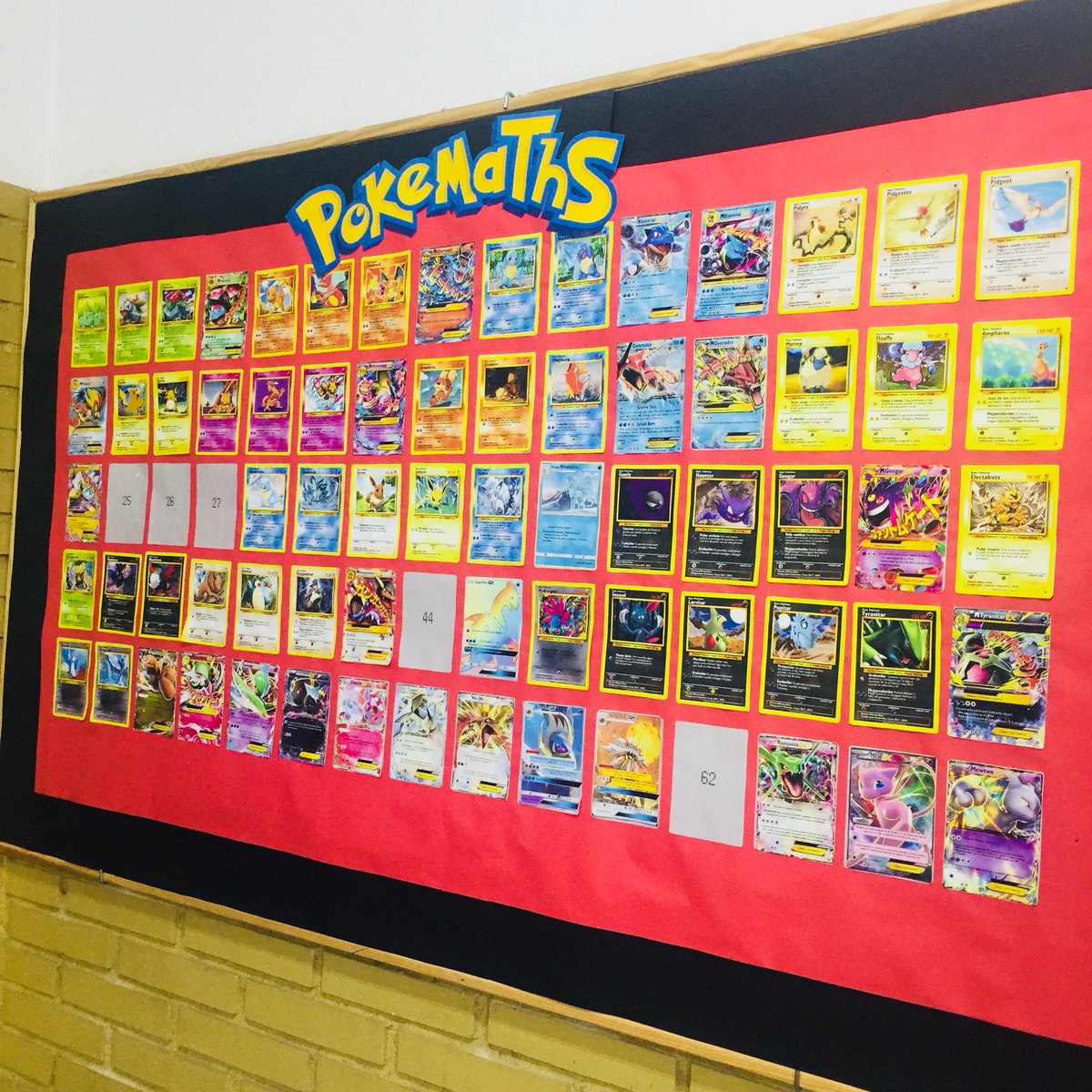 OrestesAllueva's tweet photo. el curso está a punto de acabar y casi hemos completado la Pokédex de Comenius! #pokemaths https://t.co/lYDFI0uIoU