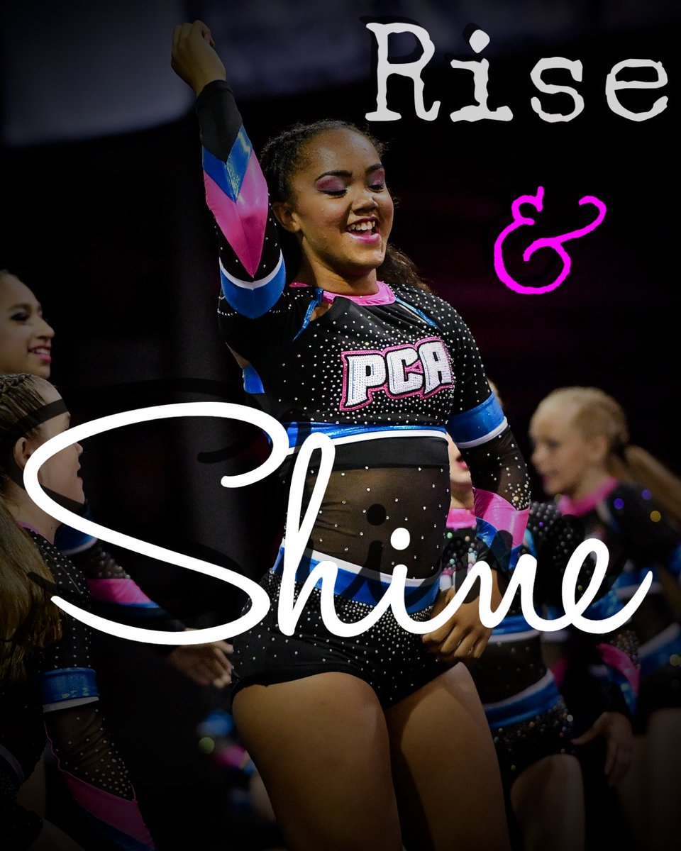 PCAlasvegas's tweet photo. Rise &amp; Shine ....✨✨ Happy Wednesday! Help someone else shine their light today... see how it makes you feel! 🤩💕 #pcaallday #risingtonewlevels #growingstrong #cheerinlasvegas #shinenotshade #bekind #confidence #thePCAway #characterdevelopment https://t.co/8NPqW72t7b