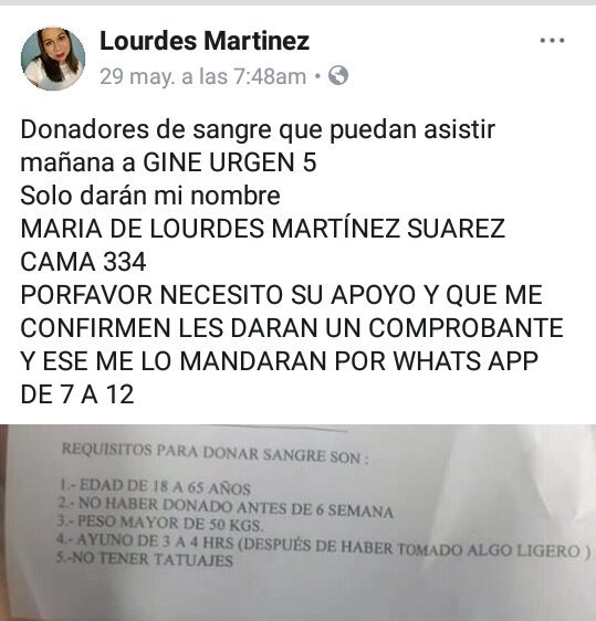 arkieta74's tweet photo. Se requieren 25 donadores de sangre, cualquier tipo y 5 de plaquetas. Ayudemos por favor. https://t.co/0Po1y5yBvy