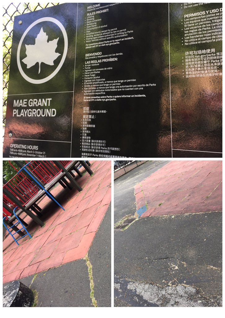 HappyHarlem's tweet photo. This park on East 104st. Is in desperate need of a Makeover! @DianaAyalaNYC @ManhattanCB11 please Help! https://t.co/jlimWUgtRf