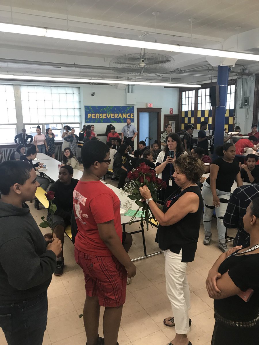 Good luck Mrs. Twohig in your next chapter! Thank you for your service to our students!! Roses for the best TA ever! @MorinSherri