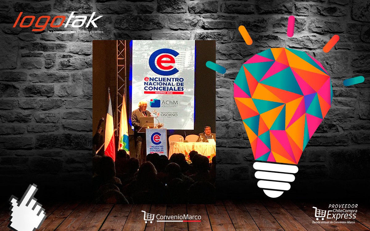 logotakchile's tweet photo. Empezamos la segunda jornada en el Encuentro Nacional de Concejales Osorno 2018. @AChMChile #logotak #concejaleschile #chile #productosPublicitarios. https://t.co/49OmoMgv1V
