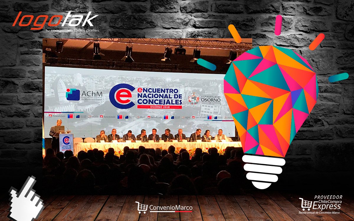logotakchile's tweet photo. Empezamos la segunda jornada en el Encuentro Nacional de Concejales Osorno 2018. @AChMChile #logotak #concejaleschile #chile #productosPublicitarios. https://t.co/49OmoMgv1V