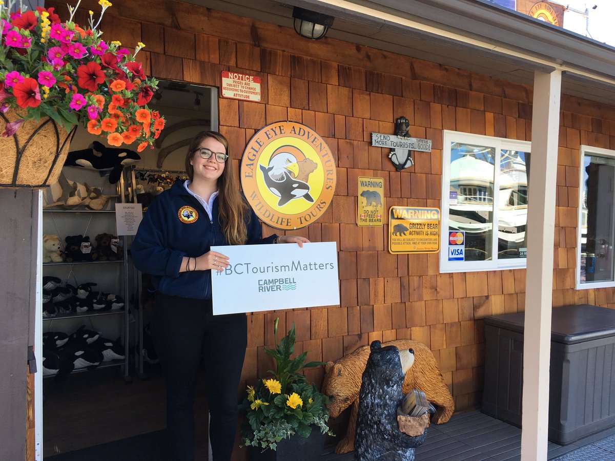@CRVisitorCentre (@crvisitorcentre) on Twitter photo Happy #TourismWeek! Our local operators like <a href="/EagleEyeAdv/">Eagle Eye Adventures</a> know that #BCTourismMatters and want to help you #discovercampbellriver! Happy #TourismWeek! Our local operators like <a href="/EagleEyeAdv/">Eagle Eye Adventures</a> know that #BCTourismMatters and want to help you #discovercampbellriver!