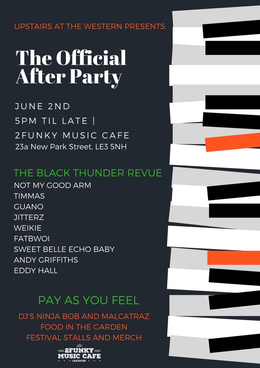 This Saturday!! We’re playing Music Cafe with some of our favezzz! Bring ur lovely facez plz xx

#jitterz #riverside #leicester #afterparty #2funkymusiccafe #upstairsatthewestern