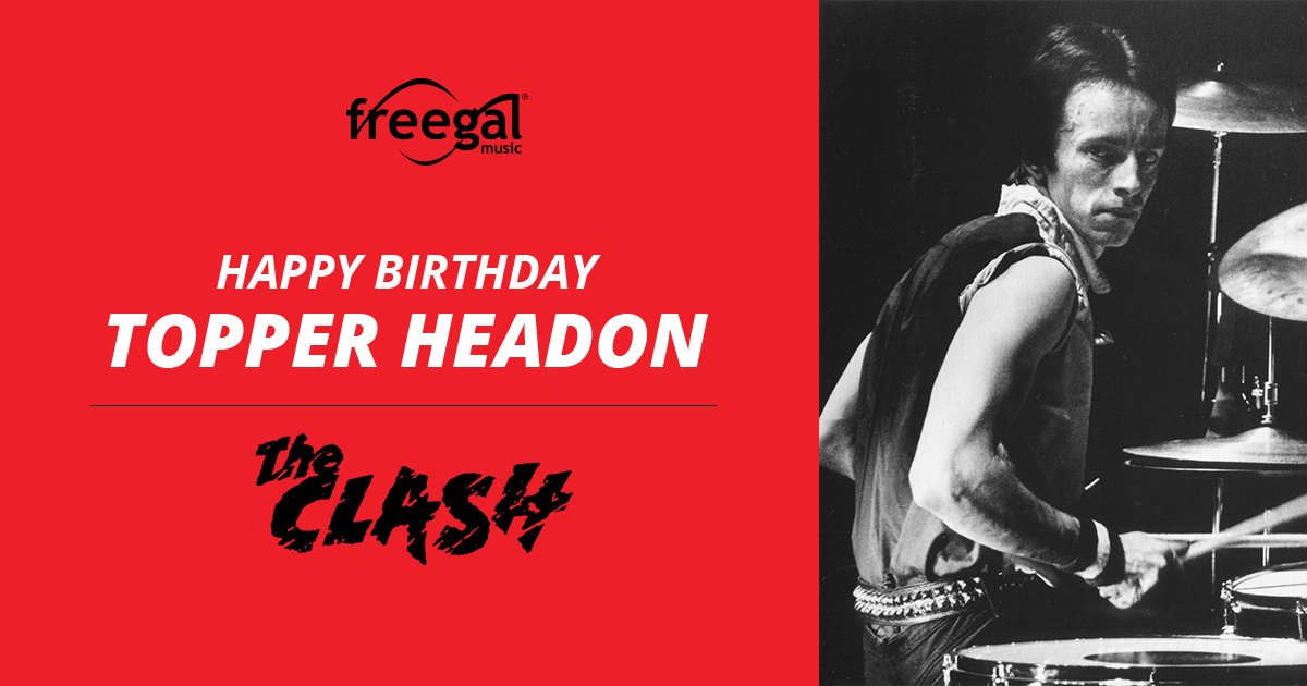 Happy Birthday, Nicholas \"Topper\" Headon, drummer for The Clash!

 