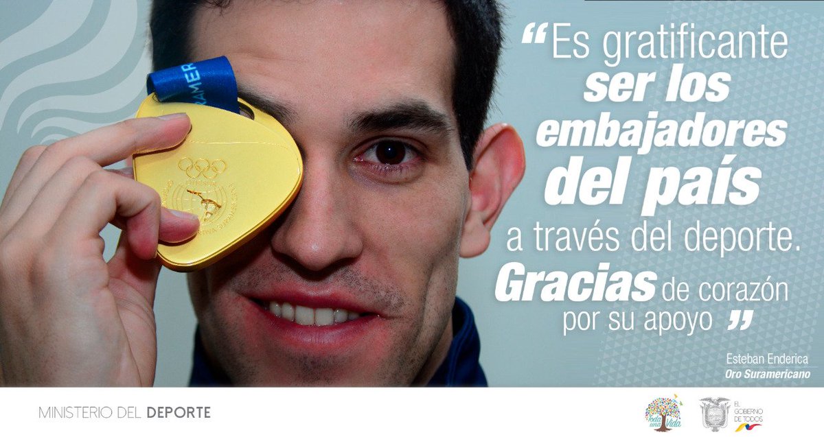 DeporteEc's tweet photo. 📷 Esteban Enderica, medallista suramericano en 1500 metros libre. #JuegosSuramericamosEC 🇪🇨🥇 https://t.co/azIyIxAYAJ