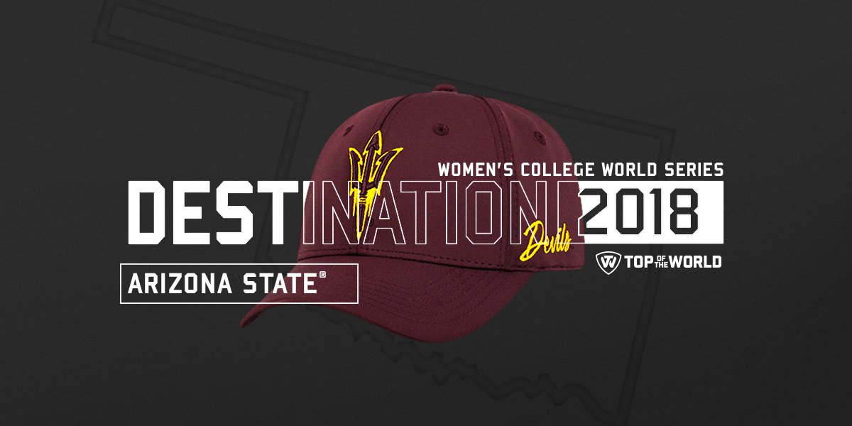 towbrand's tweet photo. .@ASUSoftball kicks off the #WCWS against Oregon in Game 1 tomorrow! It's the Sun Devil's first appearance since 2013. #DestinationOKCโ๏ธ๐ฅ https://t.co/6s7Ct8RqEi