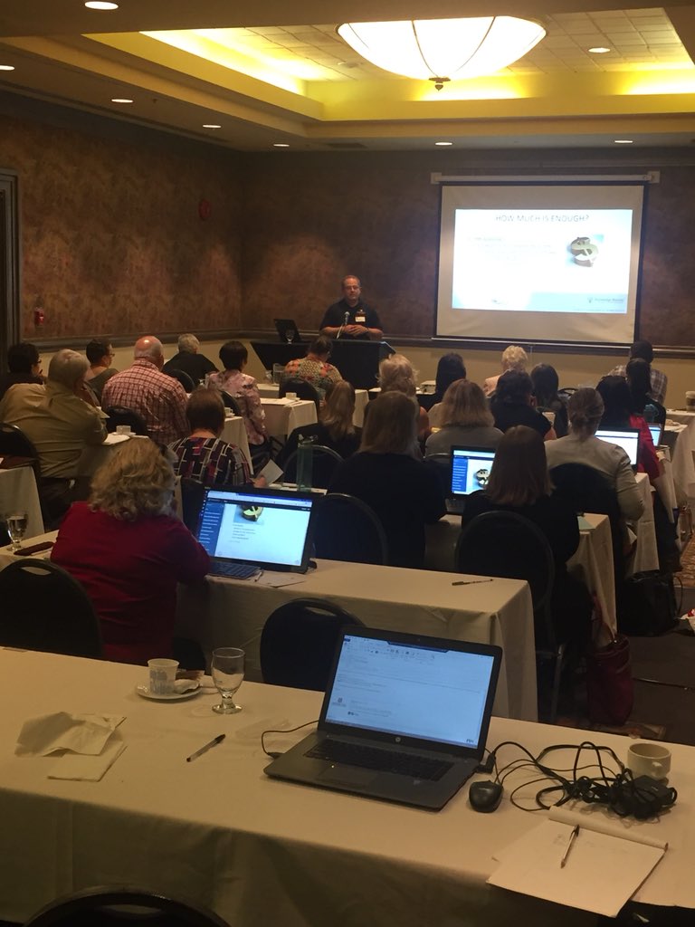 ConceptYYC's tweet photo. Our very own @AlGolemme is sharing his expertise today with a packed room at the #CESummits in Calgary this morning. Thank you to our hostess @evelynjacks with @KnowledgeBureau for inviting Al to share his knowledge about retirement and investment planning. https://t.co/Q73eG9jhYc