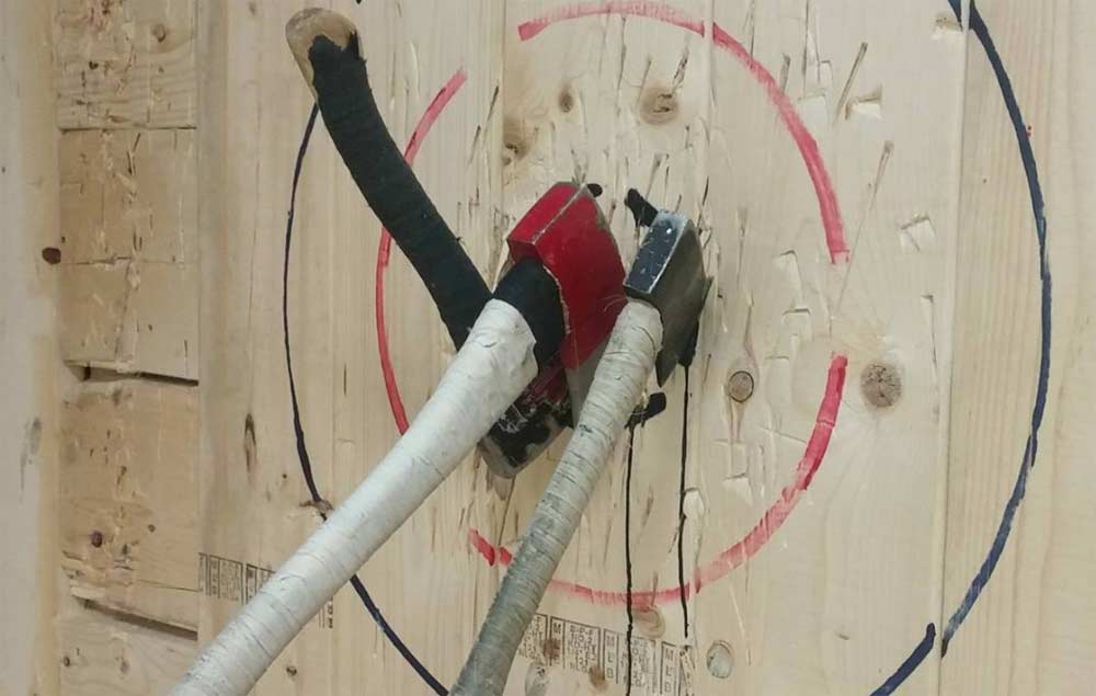 VibrantVictoria's tweet photo. It's time to unleash your inner Sully (of Dr. Quinn, Medicine Woman fame) with #yyj's first axe-throwing club set to open tomorrow in Old Town.

The club's original location was slated for an industrial district in @BurnsideGorge. From @CitifiedYYJ: https://t.co/0zd1L8DEFW https://t.co/Cjhjyzhvdq