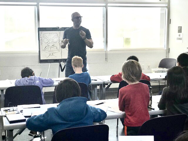 This Friday starts the last month of free cartooning! To celebrate: I’m teaching once a week for the whole month!Ingleside branch sirronnorris.com/cartoon-class/