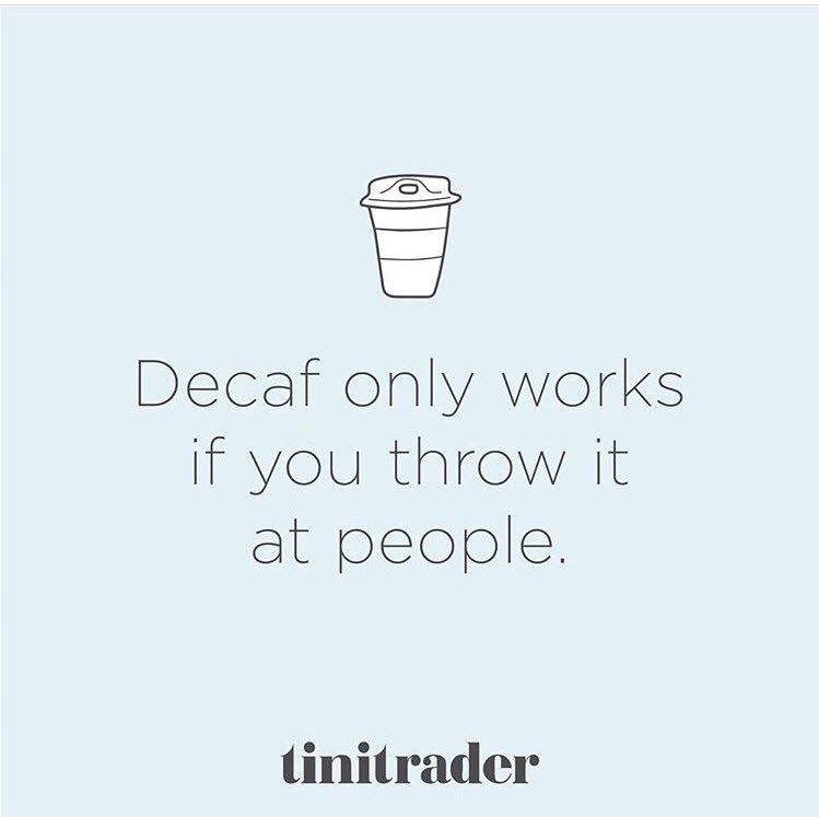 CafeG_Coffee's tweet image. Whilst we do not advocate the throwing of hot beverages we do think this guy has a point! #decaff #CafeG
📷 tinitrader