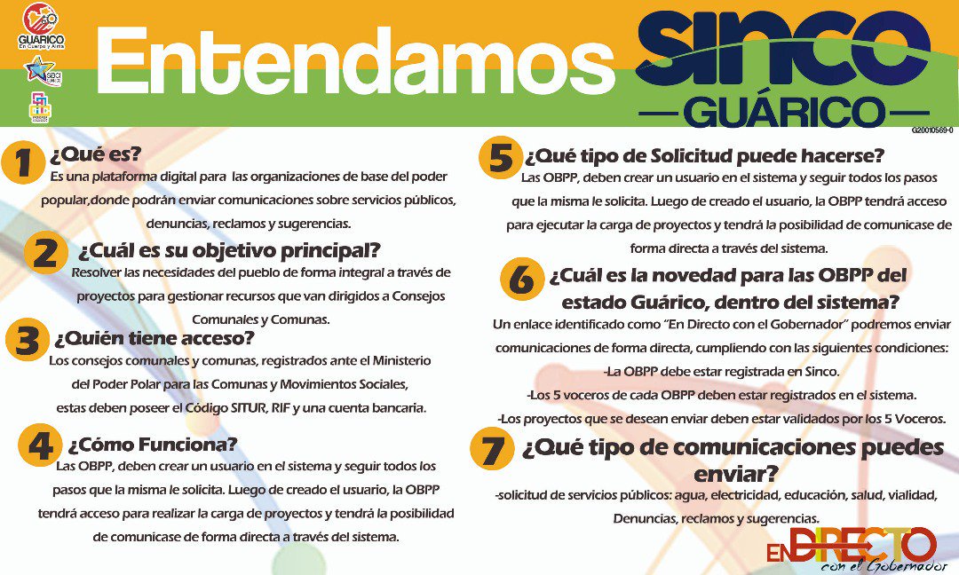 Gob_Guarico's tweet photo. #ComunicaciónConElPueblo🗣️ ||  "Entendamos #SINCO #Guárico"
Así el Gobernador @josemvasquez atiende al pueblo guariqueño de la forma directa y se da el accionar de #UnSoloGobierno #SoyGuárico #EnCuerpoYAlma https://t.co/AwksA43hqd