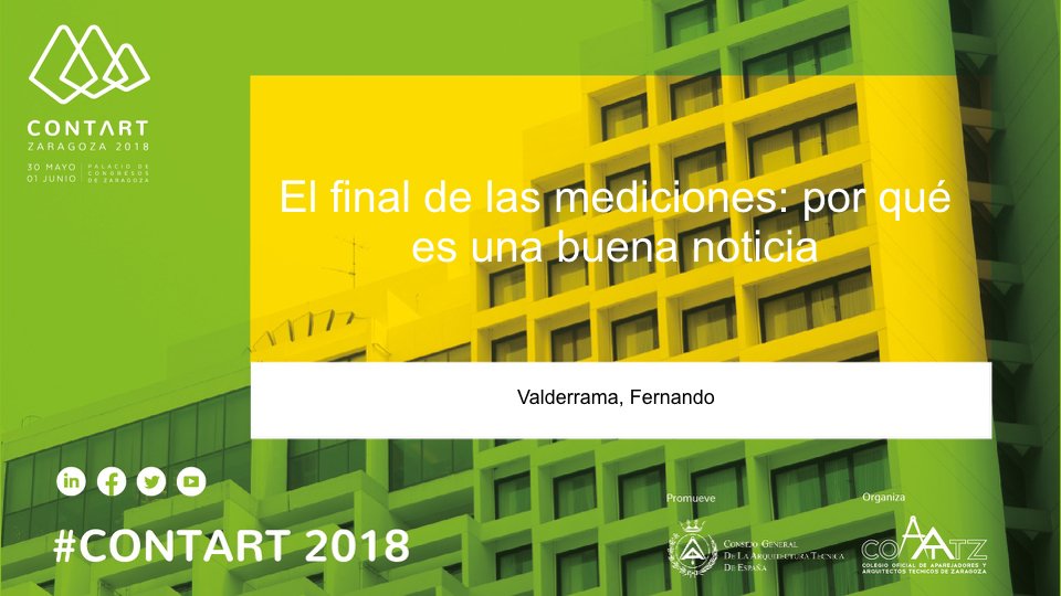 ContartAlicante's tweet photo. Comienza la última comunicación de hoy en #CONTART_WERU. Comunicación cód 049: "El final de las mediciones: por qué es una buena noticia"
#CONTART2018 https://t.co/FIVF0wo4Du