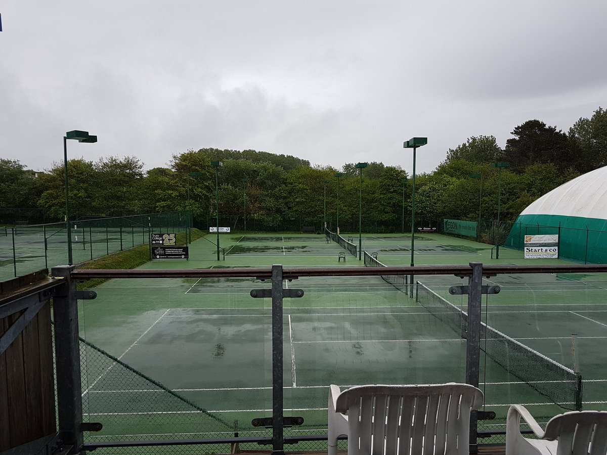 Rainy day at Newquay today #heronnewquayopen