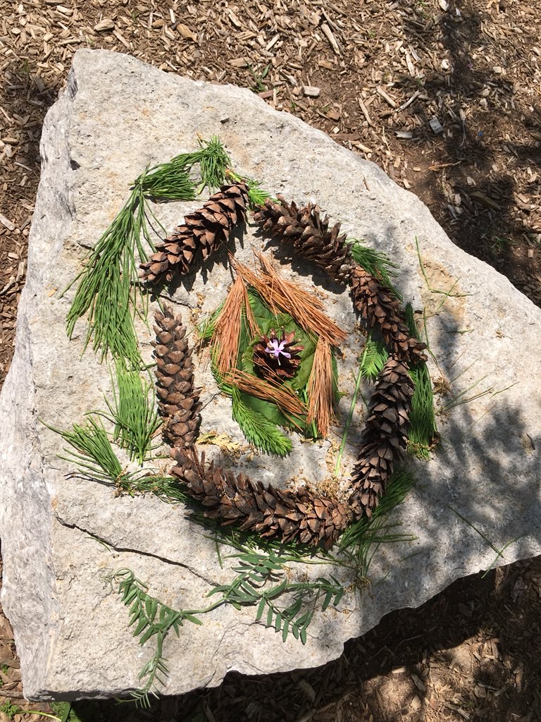 parkerspress's tweet photo. Nature inspired art! “This was awesome art, can we do this at home too?” @AngusMorrisonES https://t.co/1C2dTCR6Fw