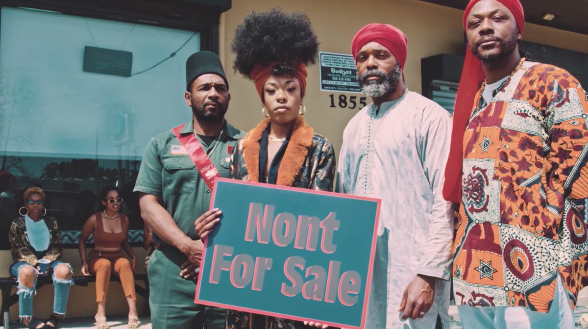 Watch <a href="/sudanarchives/">Sudan Archives</a>' iconic "Nont For Sale" video gum.to/80AbSD