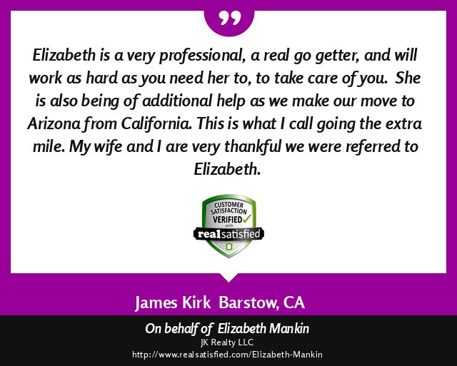 ElizabethMankin's tweet photo. Who wouldn’t be honored by a recommendation like this?  https://t.co/1uByp7jAG8 via @realsatisfied https://t.co/O4HNLjj7fU