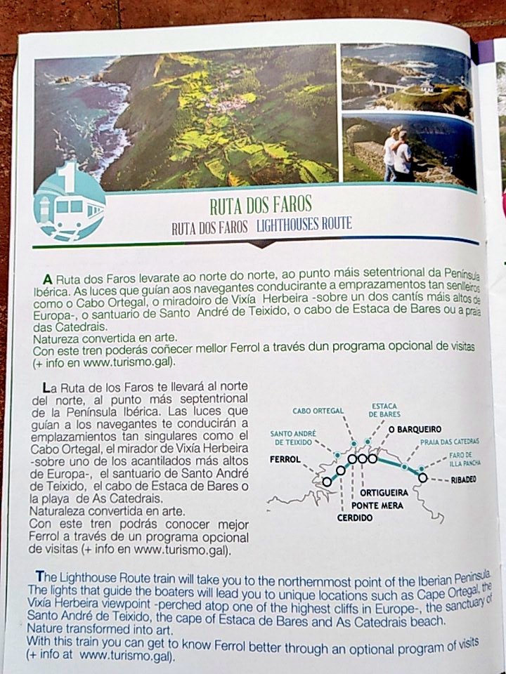 Animate cos trens turisticos.
Este fai a #rutadosfaros dende #ferrol ata #ribadeo reserva xa.
#loves_galicia