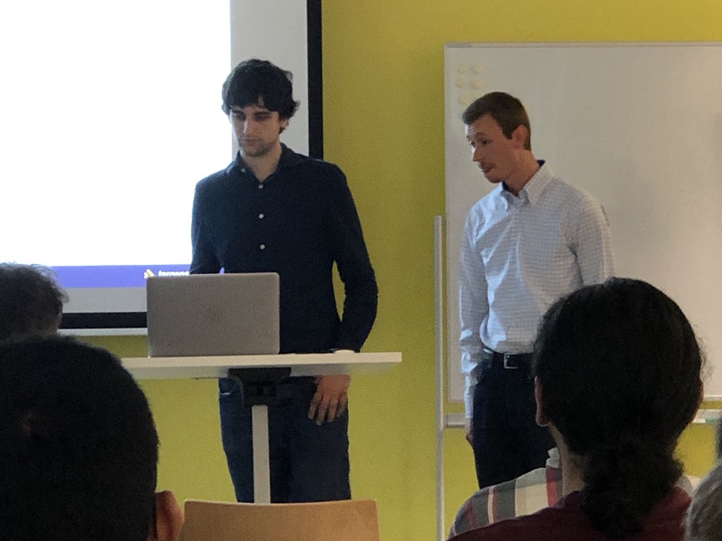 Toller Vortrag von Frido und Erik zu #corda