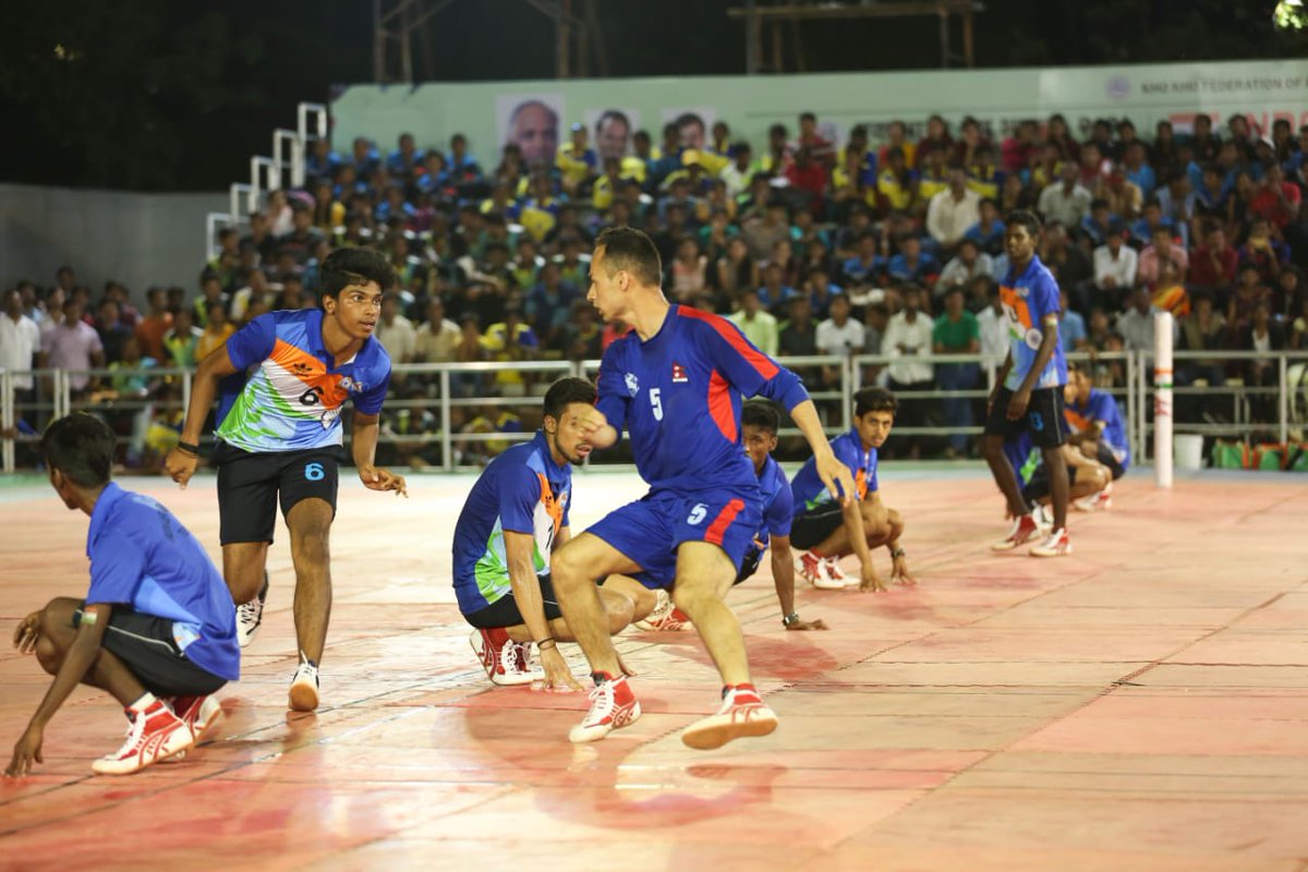 Awhadspeaks's tweet photo. 4th match #India #Nepal kho-kho test series was held in #Vitava in #Maharashtra the match was a thriller which #India won https://t.co/kexen53kwU