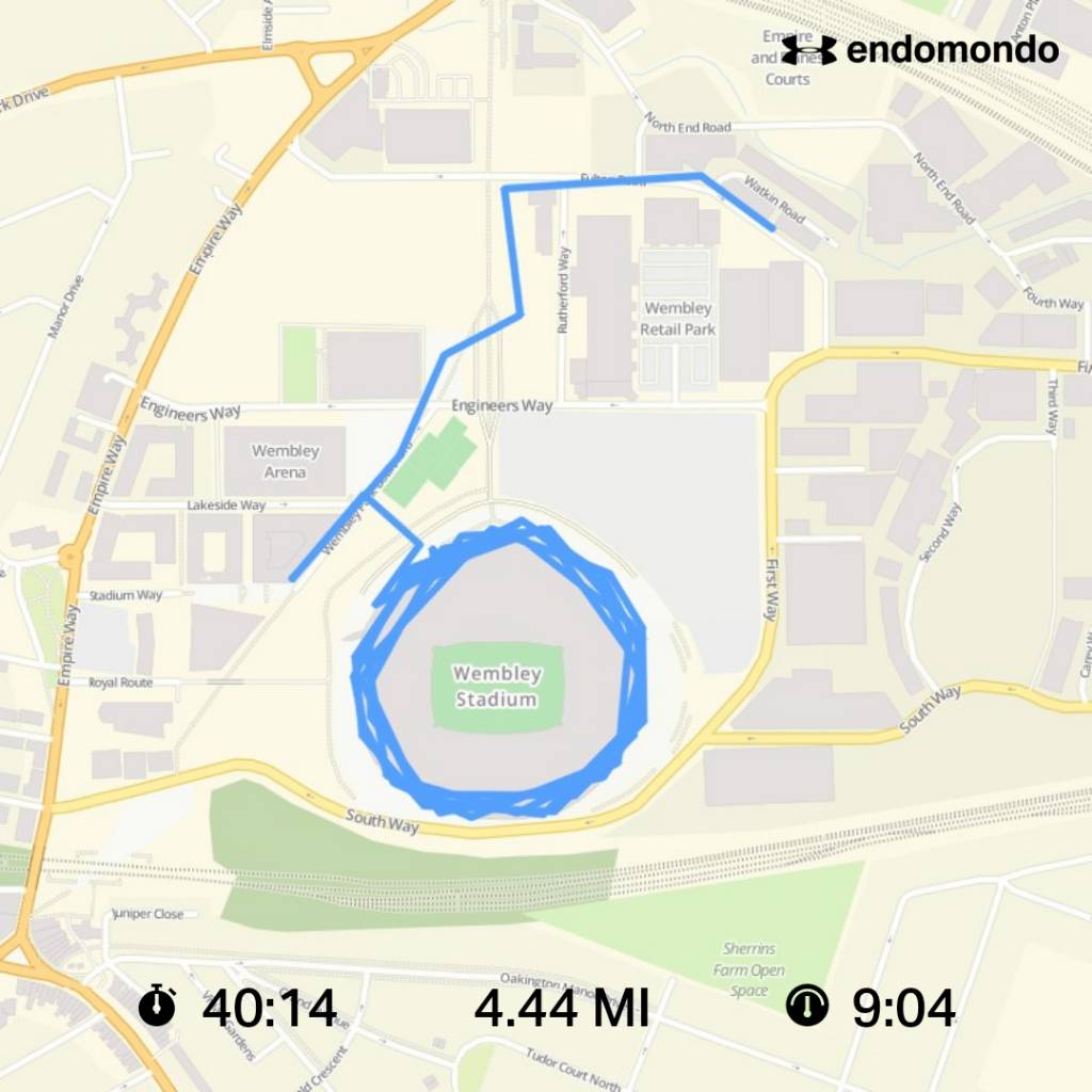 runwithandy's tweet photo. 🤙A nice #4mile run around #WembleyStadium! 😁🤳👍🏃♂️🙌🌇 #training #runwithandy #ukrunchat #sunshine #training #fitness #fun #runtogether #loverunning #runr #besmartgetfit #wembley #wednesdaywisdom #wellness
#eattrek #brent #healthiswealth #mostactivecity #run #milesformind https://t.co/MSbaCnl5kB