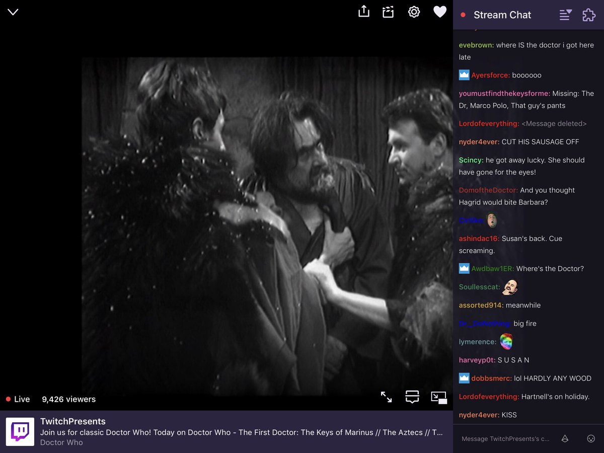 WhoHats's tweet image. ‘Missing: The Dr., Marco Polo, That guy’s pants’ is very good. #DoctorWhoOnTwitch #TheSnowsofTerror #TheKeysofMarinus #DoctorWho