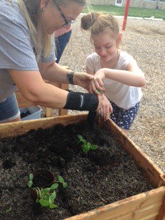 asheetsroom14's tweet photo. Planting our garden! Big thanks to BHE PTO, @Mr_Herrold and @OCIbluffton ! #BHES180daysoflearning https://t.co/UyG2948z1x