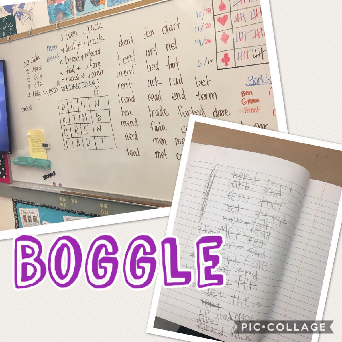 Roberts3rdgrade's tweet photo. Started our morning off with a little Boggle! They loved it! @rcsdstoneridge #RCSDchampions https://t.co/rItT7RyRMv