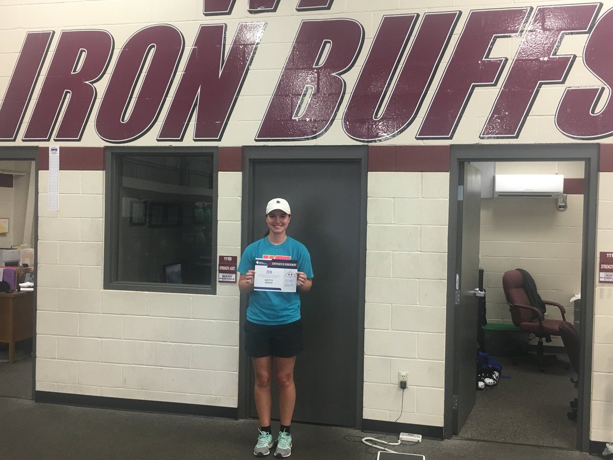 SRamey11's tweet image. Congrats to our @NSCA All-Americans! #IronBuffs #BuffStrong #SamsonStrong