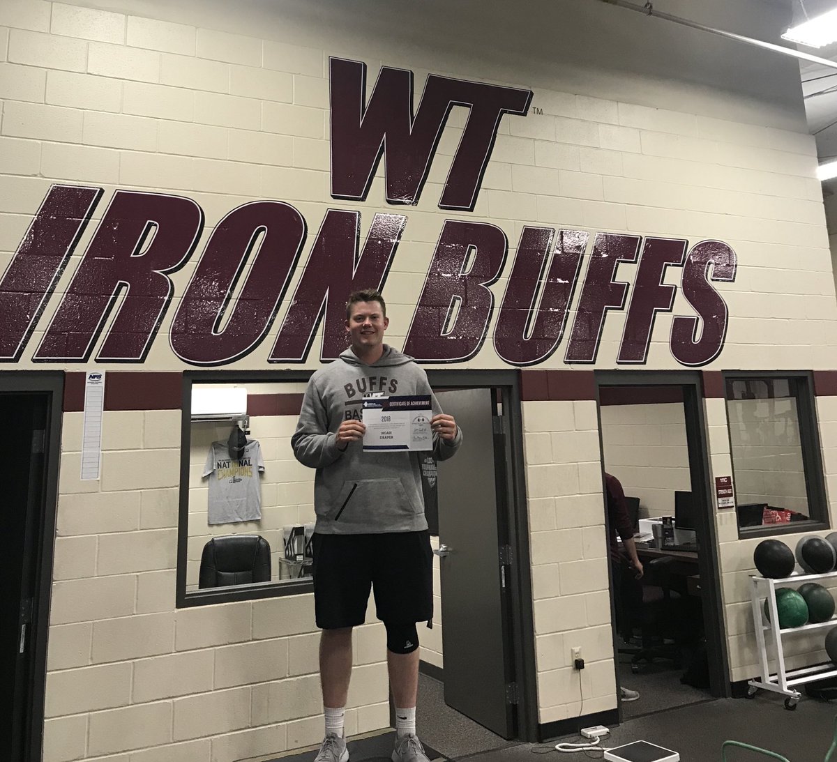 SRamey11's tweet image. Congrats to our @NSCA All-Americans! #IronBuffs #BuffStrong #SamsonStrong