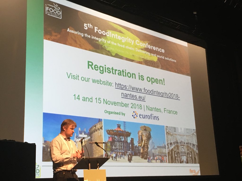 econmicro's tweet image. Remember to book your place at last FoodIntegrity conference in Nantes before it gets fully booked. @FoodIntegrityEU #eurofin