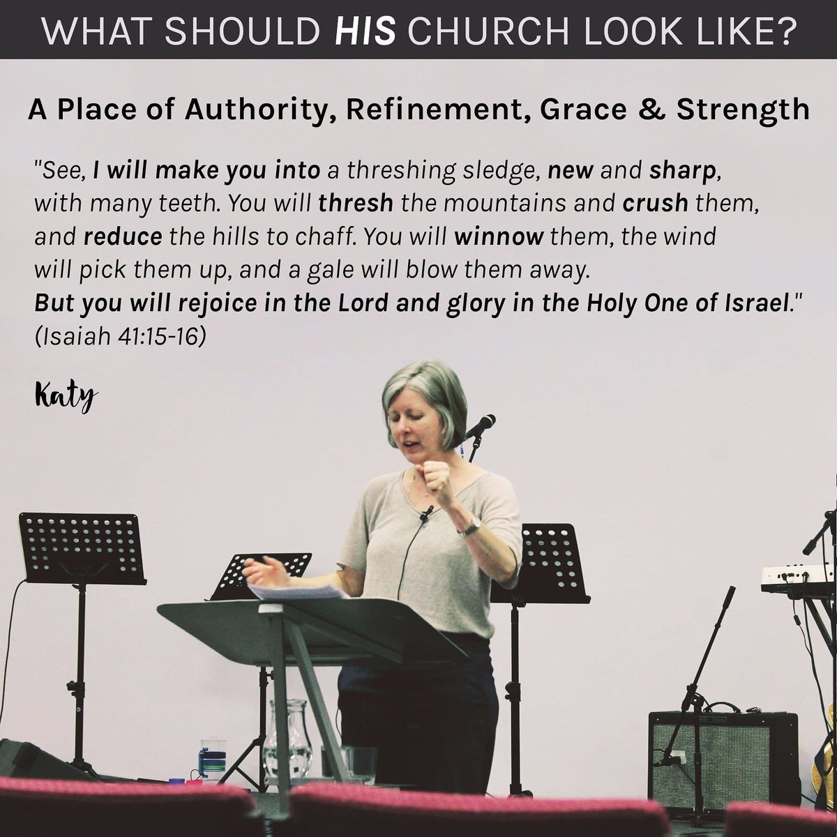 kcclancs's tweet photo. The threshing floor is a place of authority and refinement.

The people of God are not a weak people. Like the sledges of the threshing floor we have teeth! Teeth that carve away the mountains and obstacles we face until the chaff is blown away and the good grain remains. https://t.co/juWP3JtC34