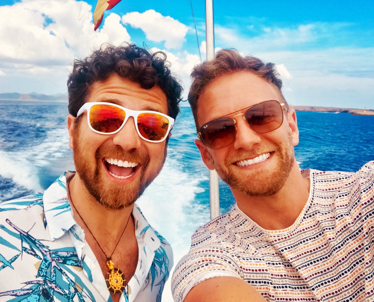 ChrisEdgerley's tweet photo. Holidays with @TobyCisneros1 are the best! ☀️ #ibiza #boys #holiday #sun @cenitpool #monalisaibiza @life_in_ibiza @london2ibiza #boat #boattrip #bluesky #blueocean @sunnyramzan @ruby_murry_ #rubymurry #formentera @johnie_bravo87 #beach. Thank you and here’s to the next one 👍🏻 https://t.co/NHPTYzKXyJ