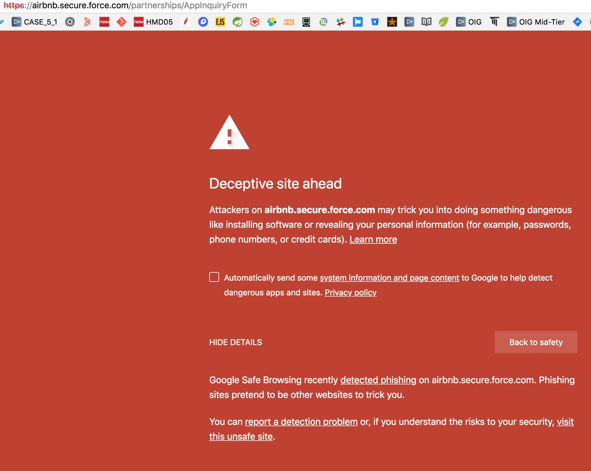 nrakochy's tweet photo. @AirbnbEng 
Airbnb API + Salesforce integration = living dangerously https://t.co/AiIWMwgzIa