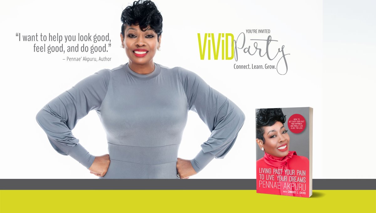 vividacademyus's tweet photo. @iamsalonpennae has lived past her pain and emerged with a purpose to help you look good, feel, and do good. She will be with @gwenwitherspooncoach and @coachtrenee a the Vivid Party on Sunday, June 10th from 3-7pm. Get your tickets now. https://t.co/YR19pE1SwP https://t.co/v9FIZXtd9L
